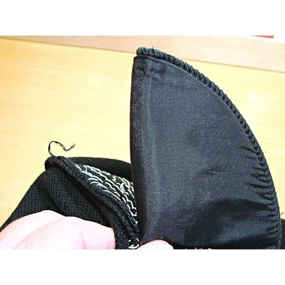 Womens Vintage Y2k Regency Collection Rhinestones Bow Black Classy Sweater Sz L - Picture 6 of 12